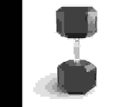 Гантель гексагональная UNIX Fit обрезиненная 32,5 кг / шт. - 9